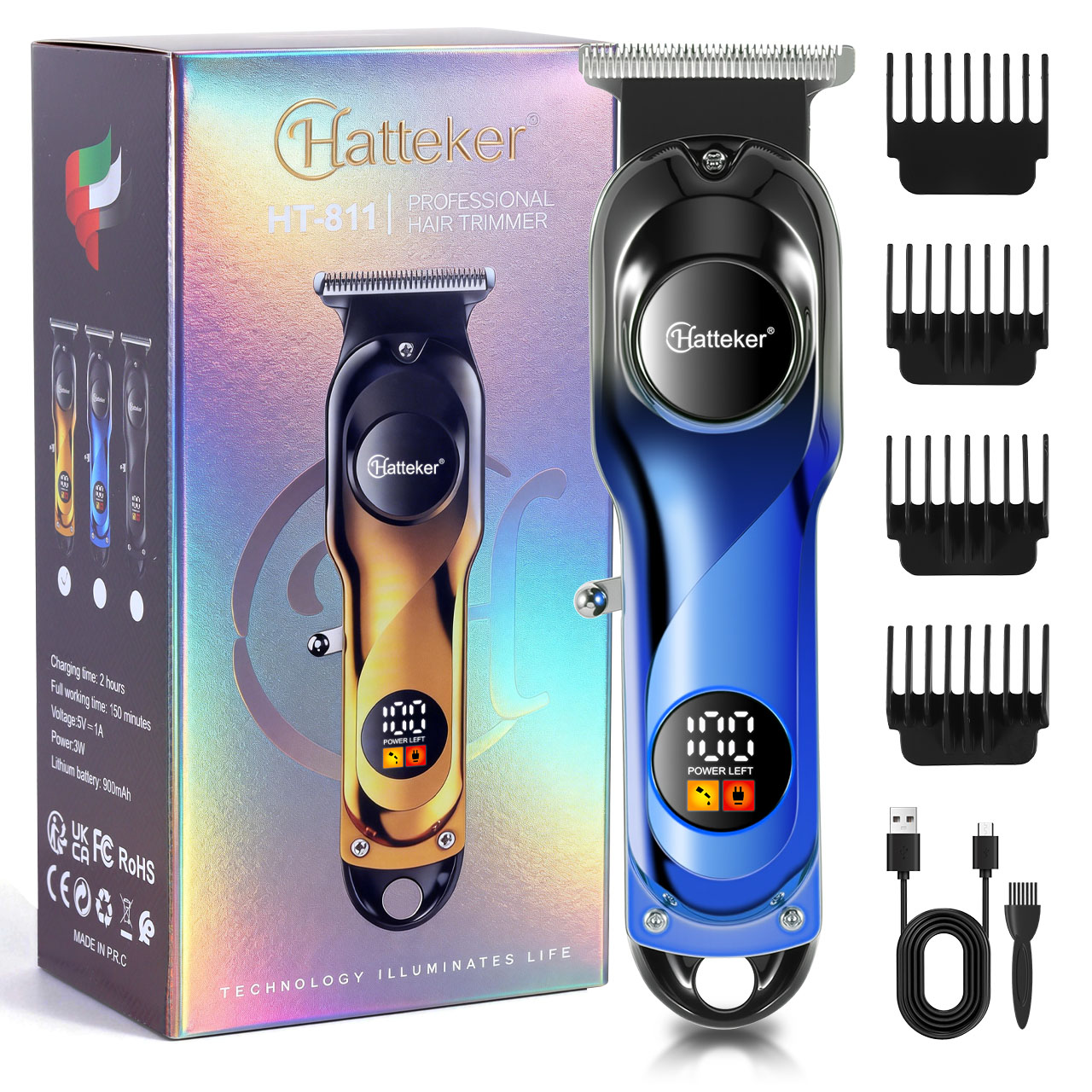 Beard Oil - Hatteker Electric Hair Clippers Vintage Men's