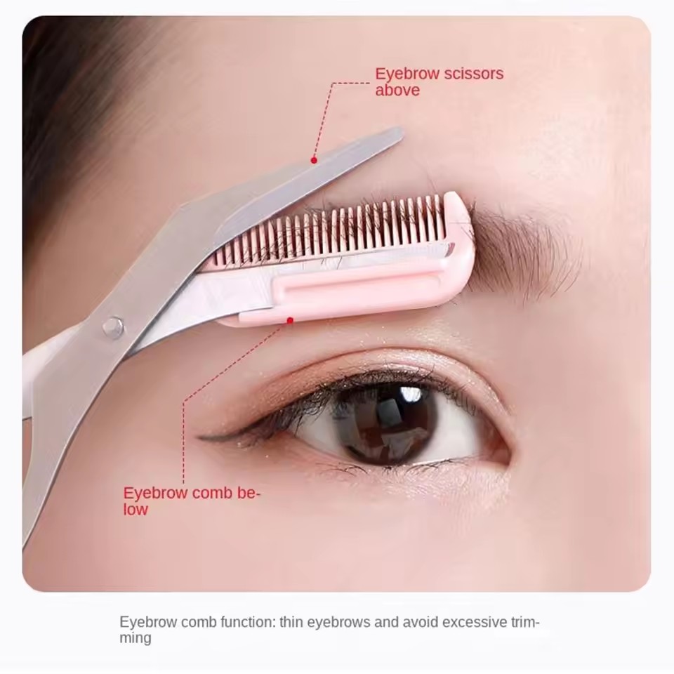 Safe Eyebrow Scissors with Com - Electric Razor recension och pris