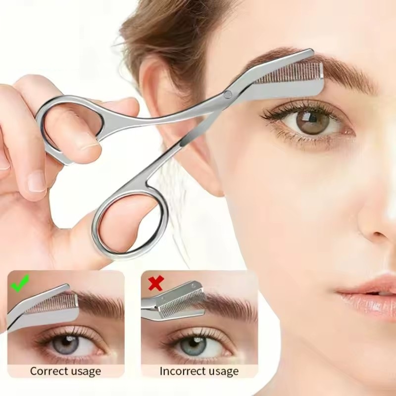 Safe Eyebrow Scissors with Com - Electric Razor recension och pris