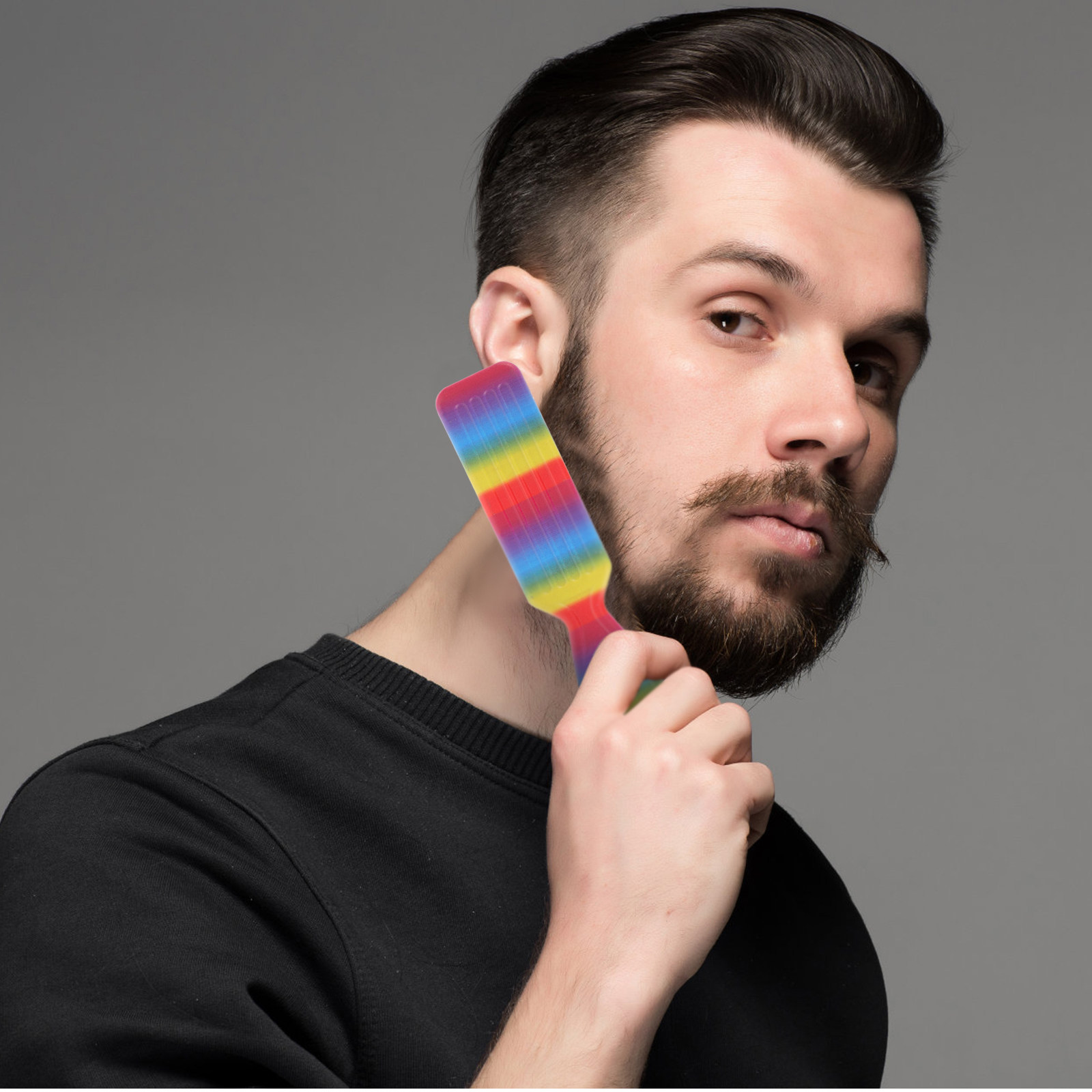 Retro Oil Head Beard Brush Bar - Beard Oil recension och pris