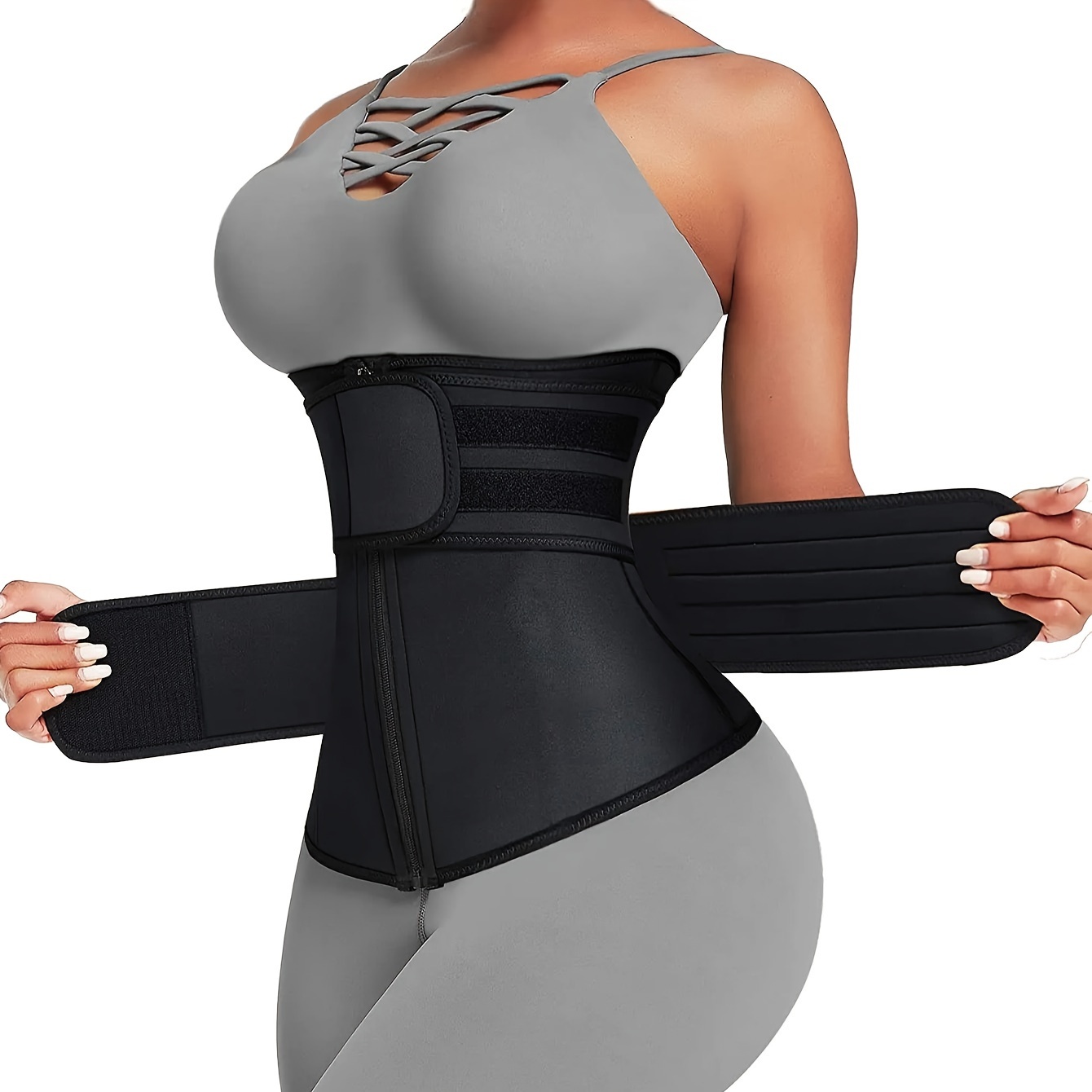 Women Waist Trainer Belt Doubl - Body Trimmer recension och pris