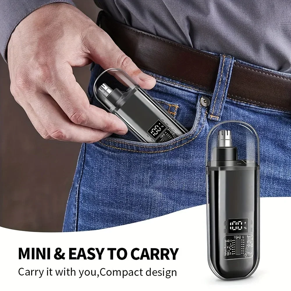 Portable USB Type C Fast Charg - Nose Trimmer recension och pris
