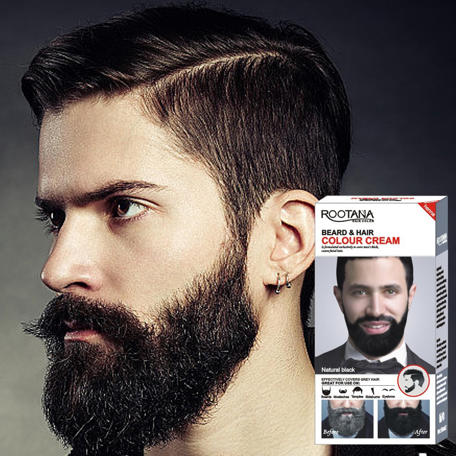 Mens Beard Dye 60ML Mustache D - Shaving Cream recension och pris