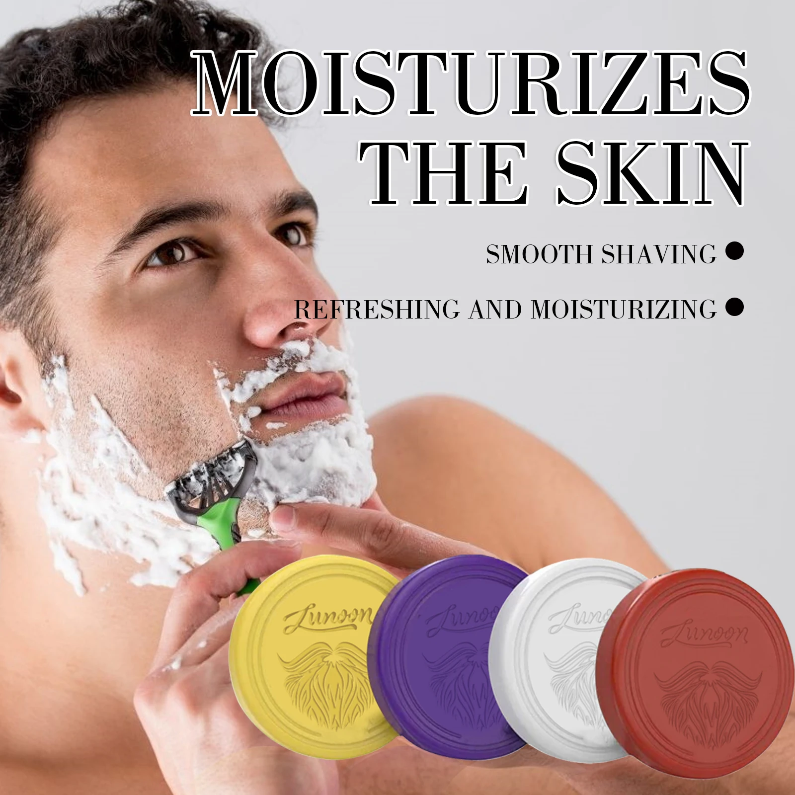 4/1pcs Mens Beard Shaving Soap - Shaving Cream recension och pris