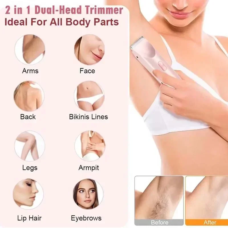 Electric Shaver for Woman Doub - Body Trimmer recension och pris