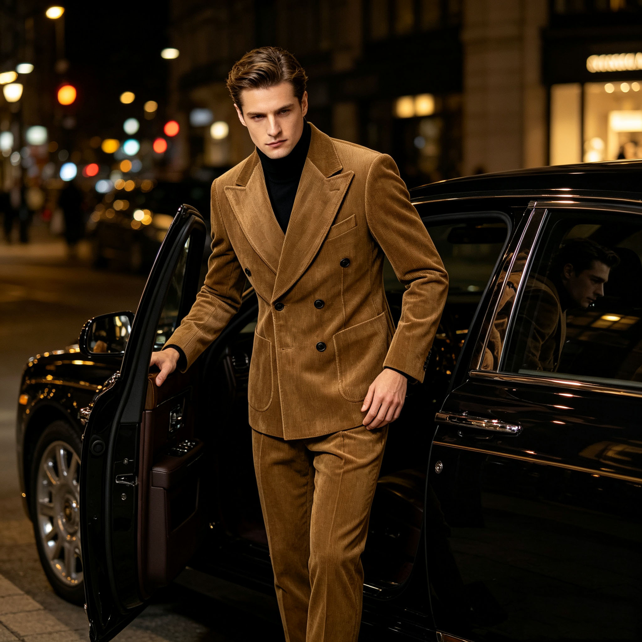 Men's Brown Corduroy 2 Piece S - Grooming Kit recension och pris