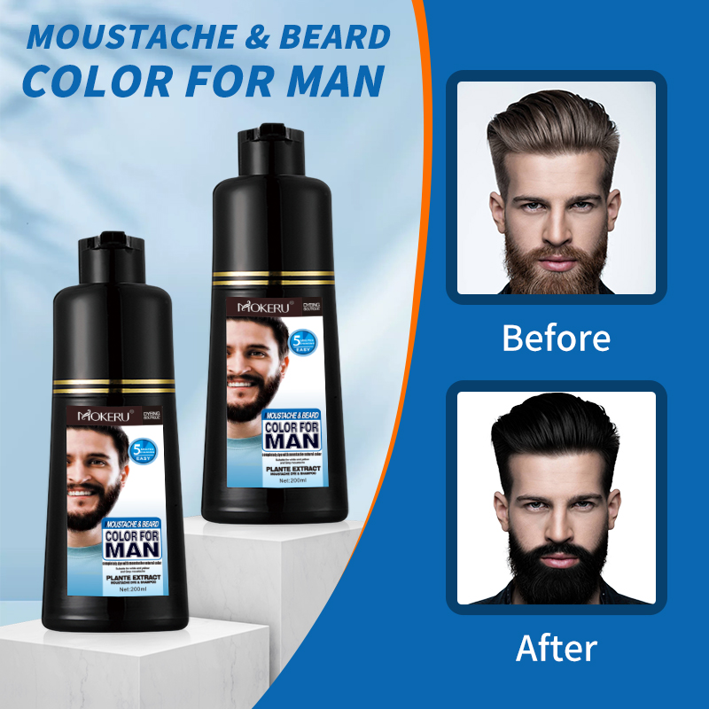 New Beard and Hair Dye Shampoo - Shaving Cream recension och pris