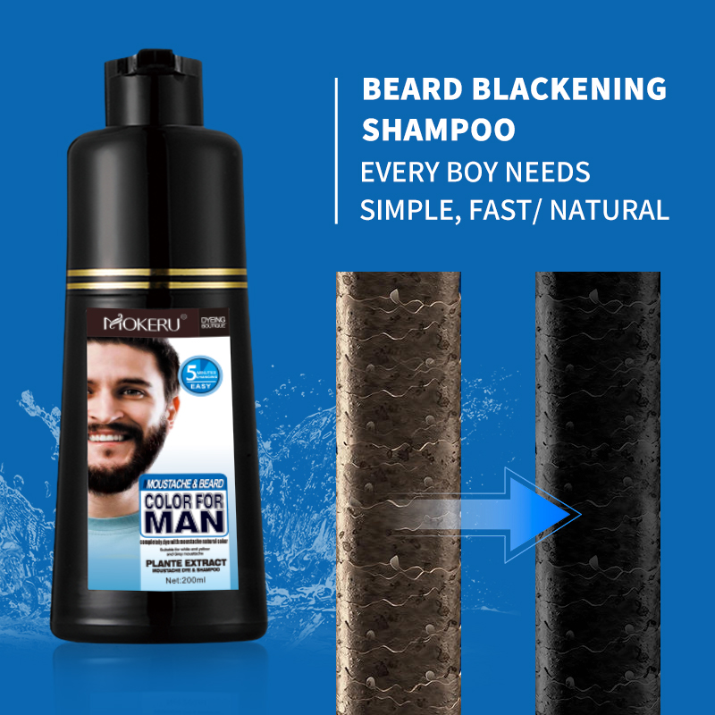 New Beard and Hair Dye Shampoo - Shaving Cream recension och pris