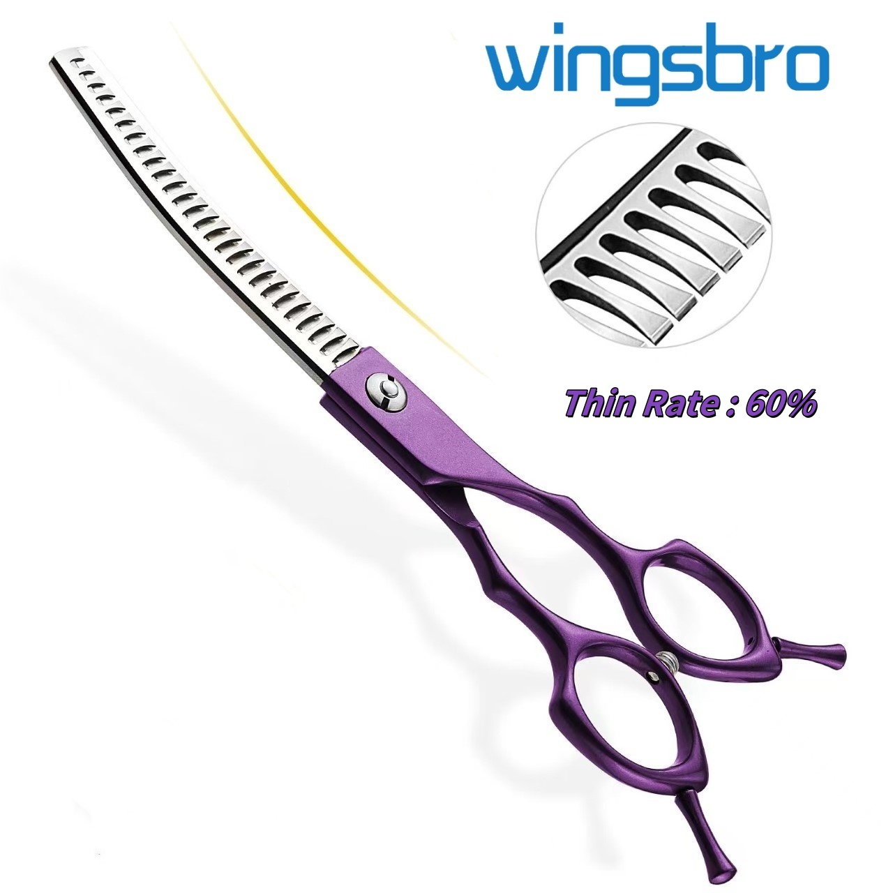 7inch Curved Chunkers Shears S - Grooming Scissors recension och pris
