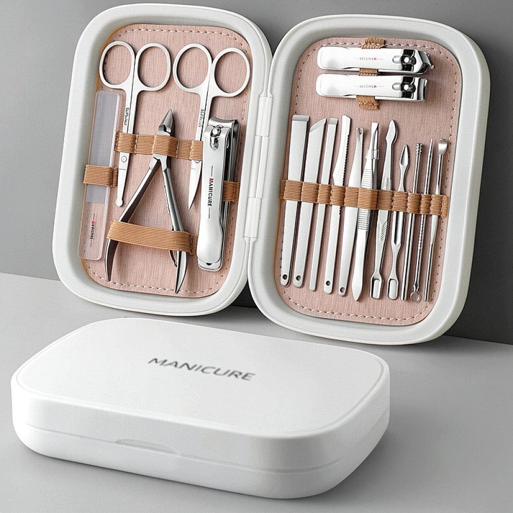 Professional Nail Scissors Set - Mens Grooming Travel Kit recension och pris