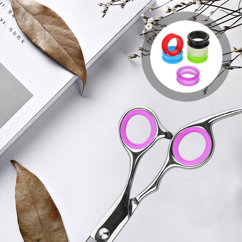 18Pcs Soft Silicone Scissors F - Grooming Scissors recension och pris